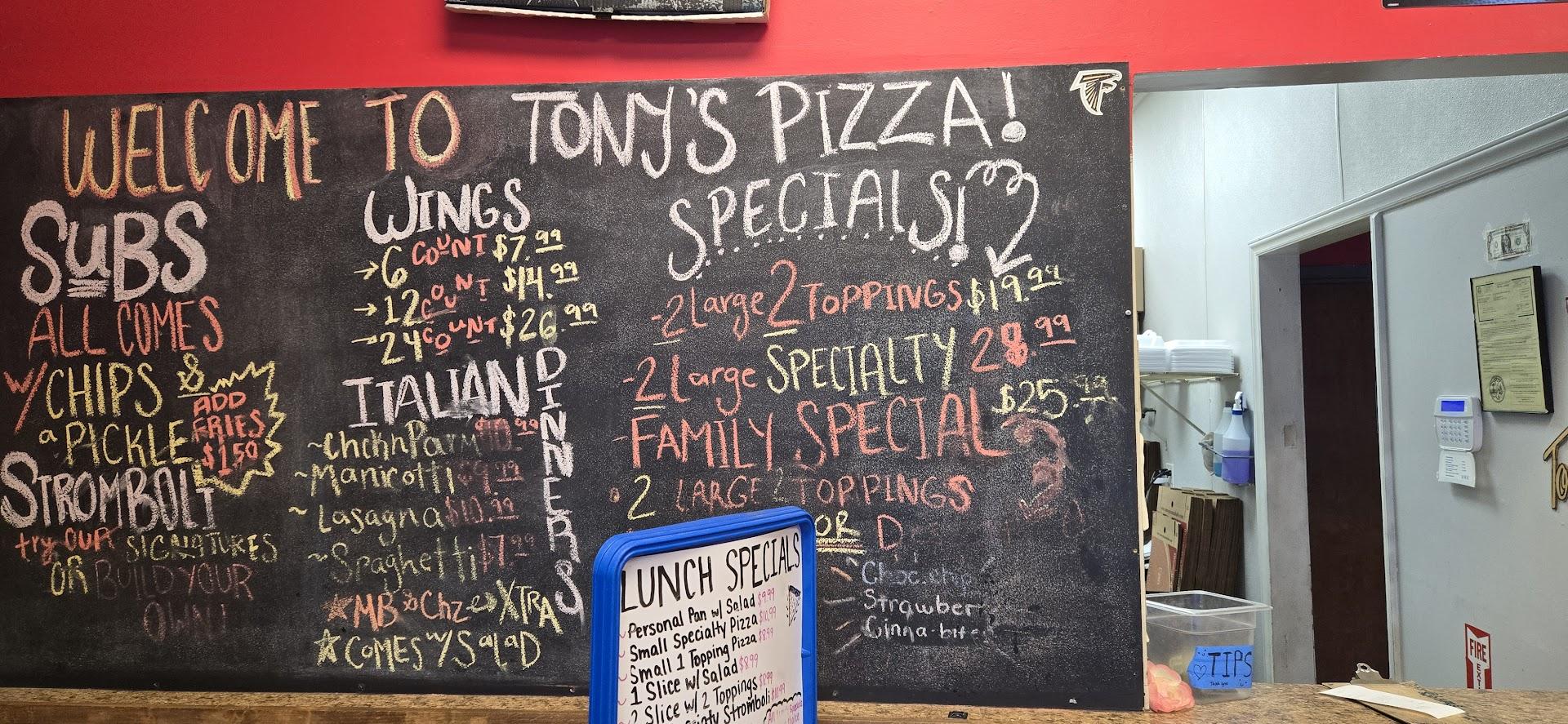 Tony's Pizza & Subs Menu image 2
